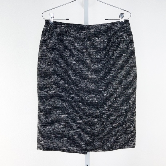 RW&CO. Dresses & Skirts - RW&CO. Black Grey Metallic Thread Straight Skirt